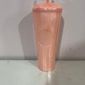 Starbucks Coral Tumbler